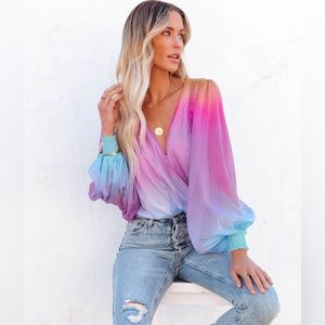 Ombre Rainbow Bodysuit